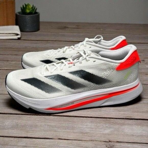 Adidas Adizero SL2 M Running Shoes White Black Orange IF6745 Men’s Size 10.5 NEW - Picture 1 of 12